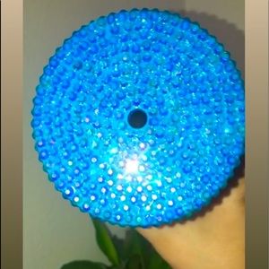 Hand made all rhinestone care bear tumbler